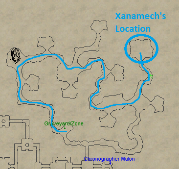 Nitrams Pathing Route to Xanamech